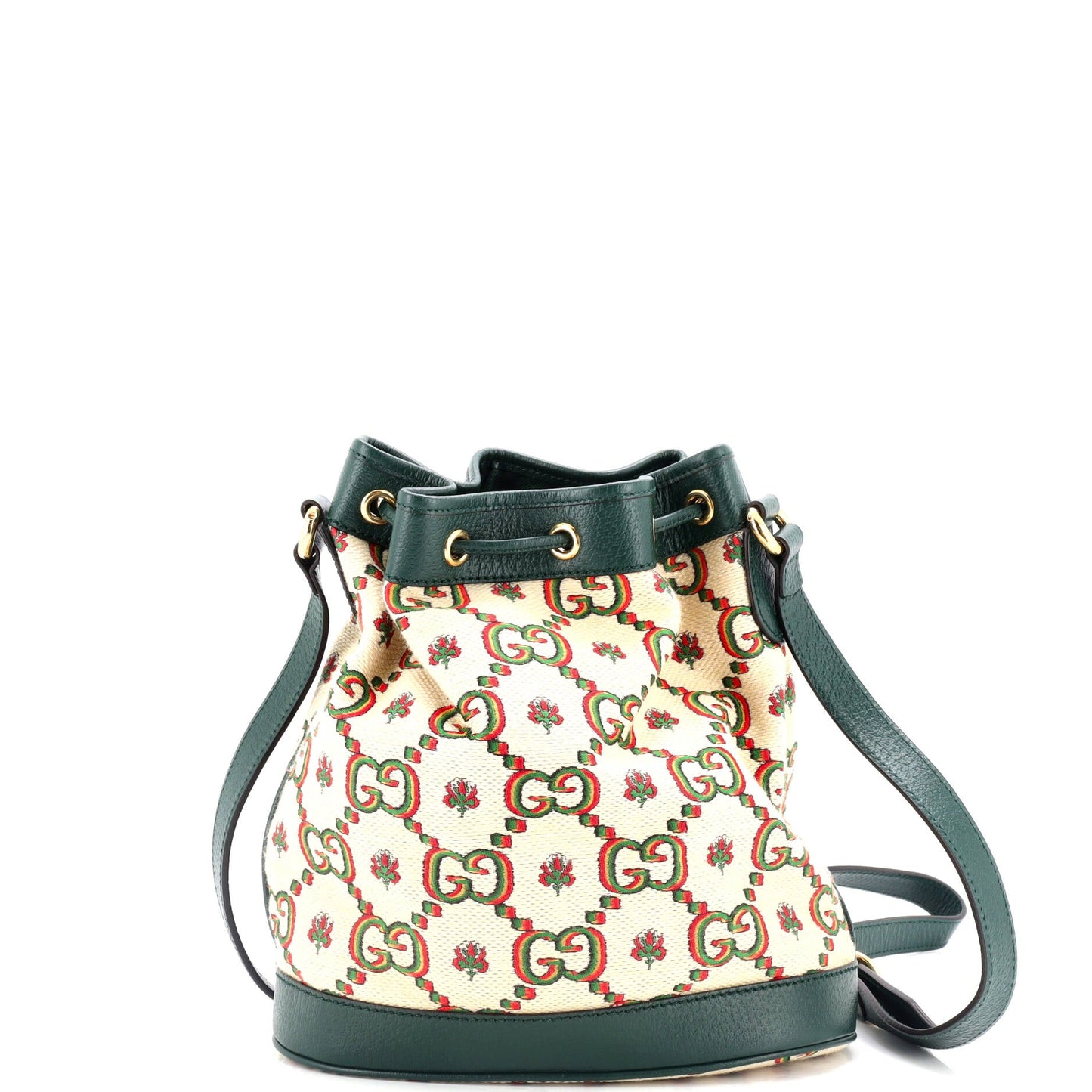 100 Ophidia Bucket Bag Limited Edition Canvas