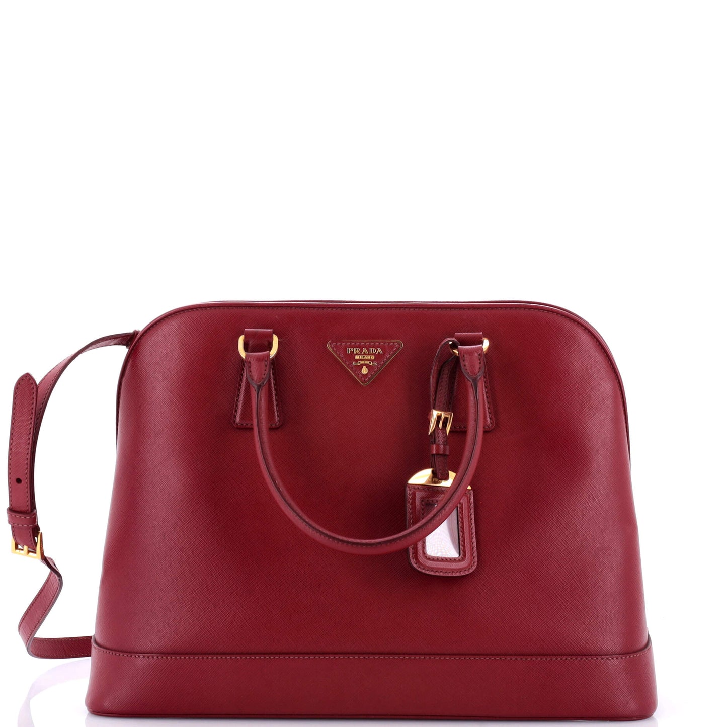 Open Promenade Bag Saffiano Leather Large