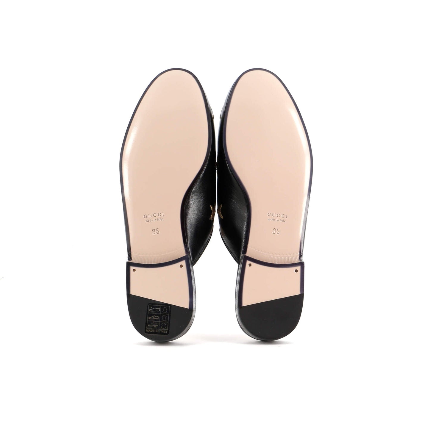 Women's Princetown Mules Embroidered Leather