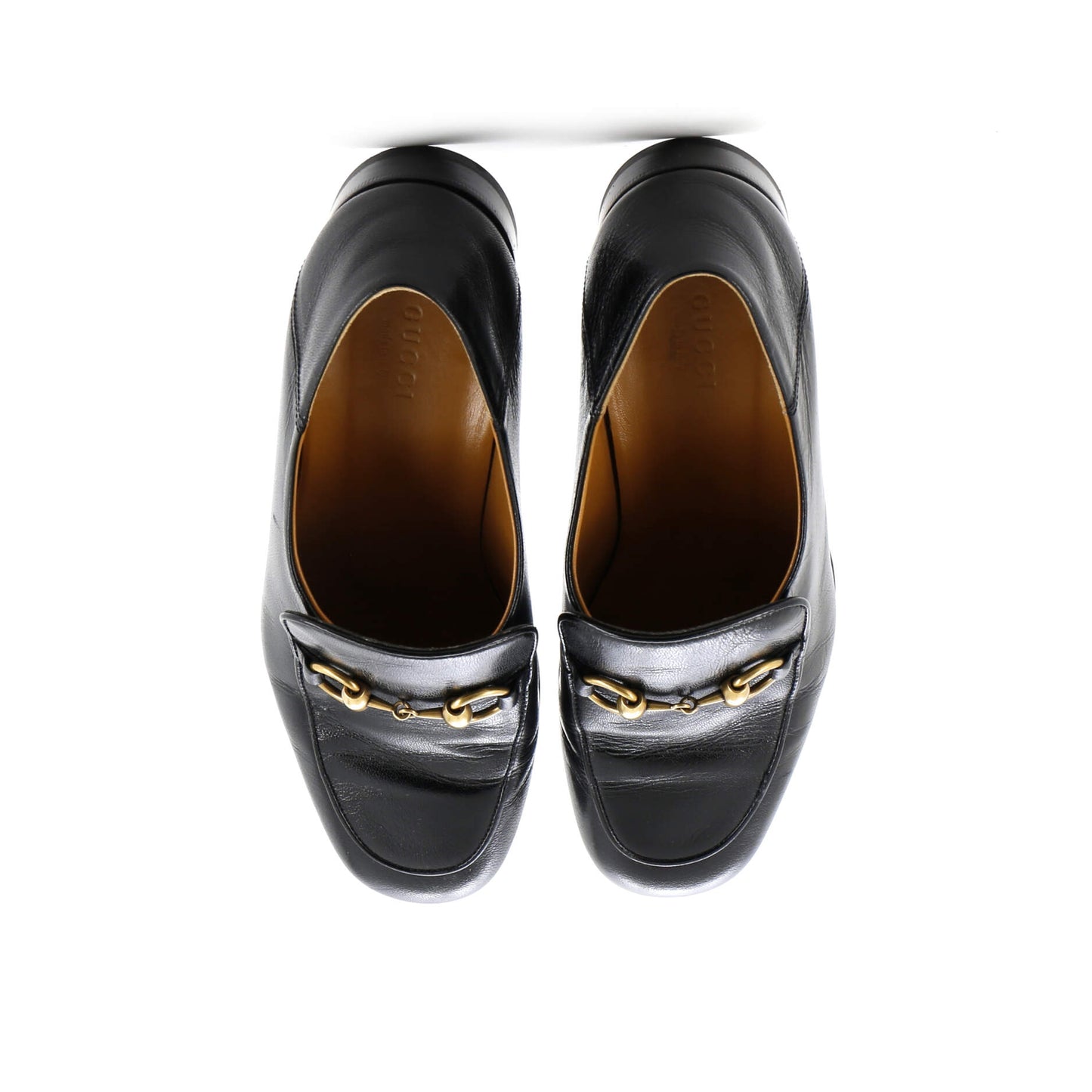 Women's Horsebit Mid-Heel Loafers Leather