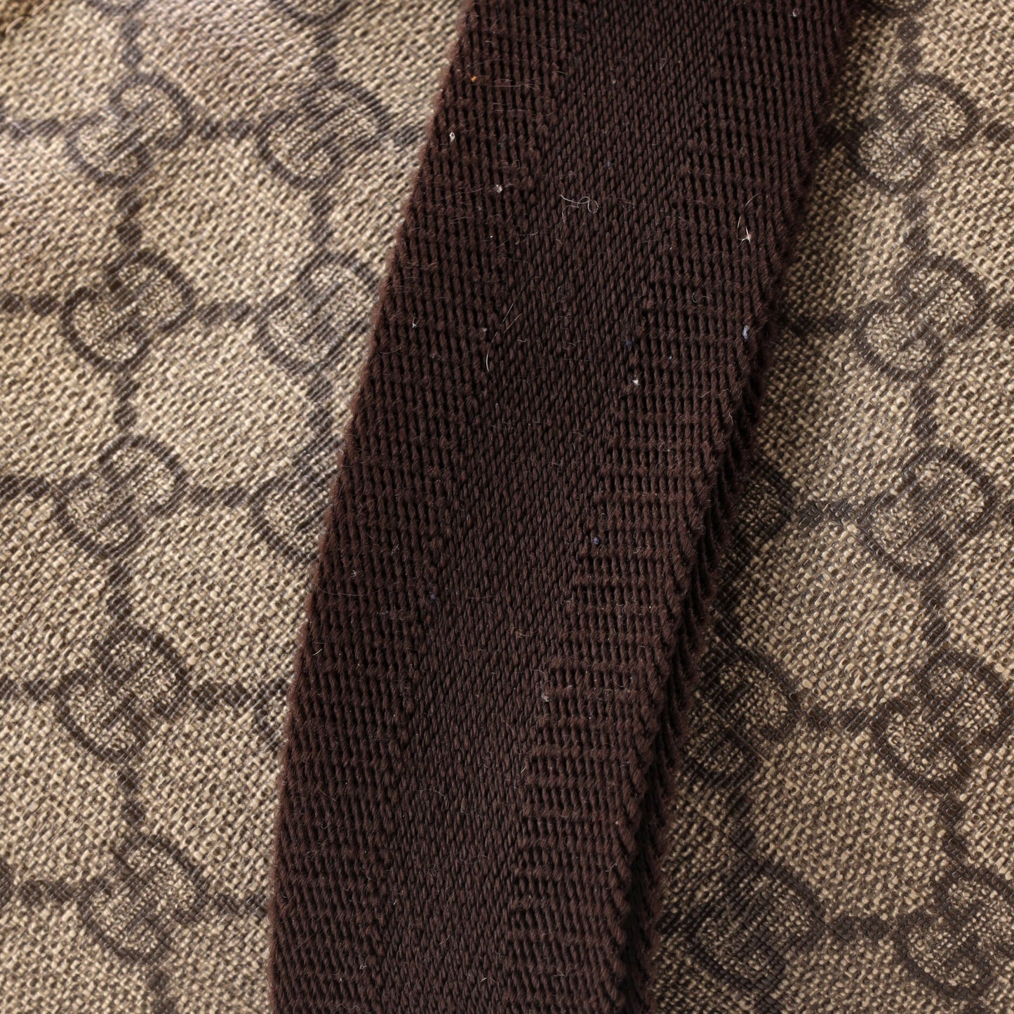 Zip Top Messenger Bag GG Coated Canvas Large