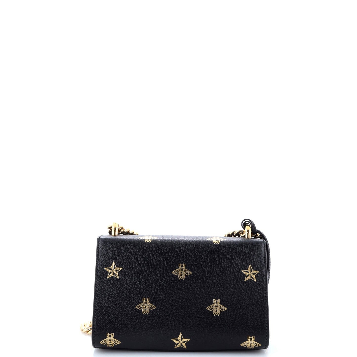 Padlock Shoulder Bag Printed Leather Small