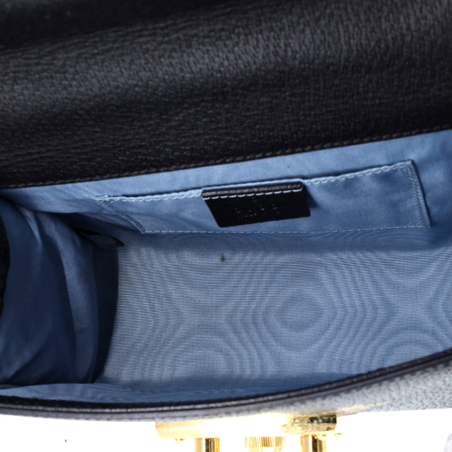 Padlock Shoulder Bag Printed Leather Small