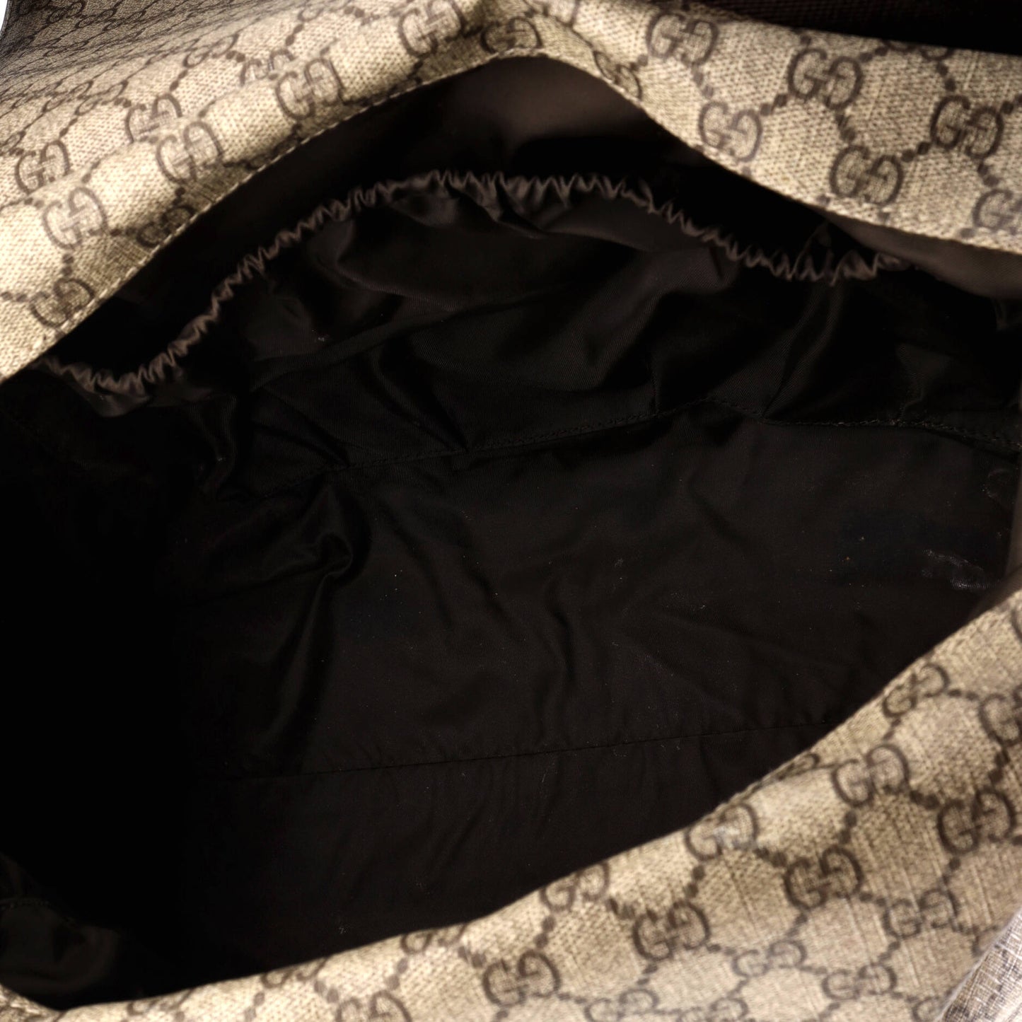 Diaper Bag GG Coated Canvas