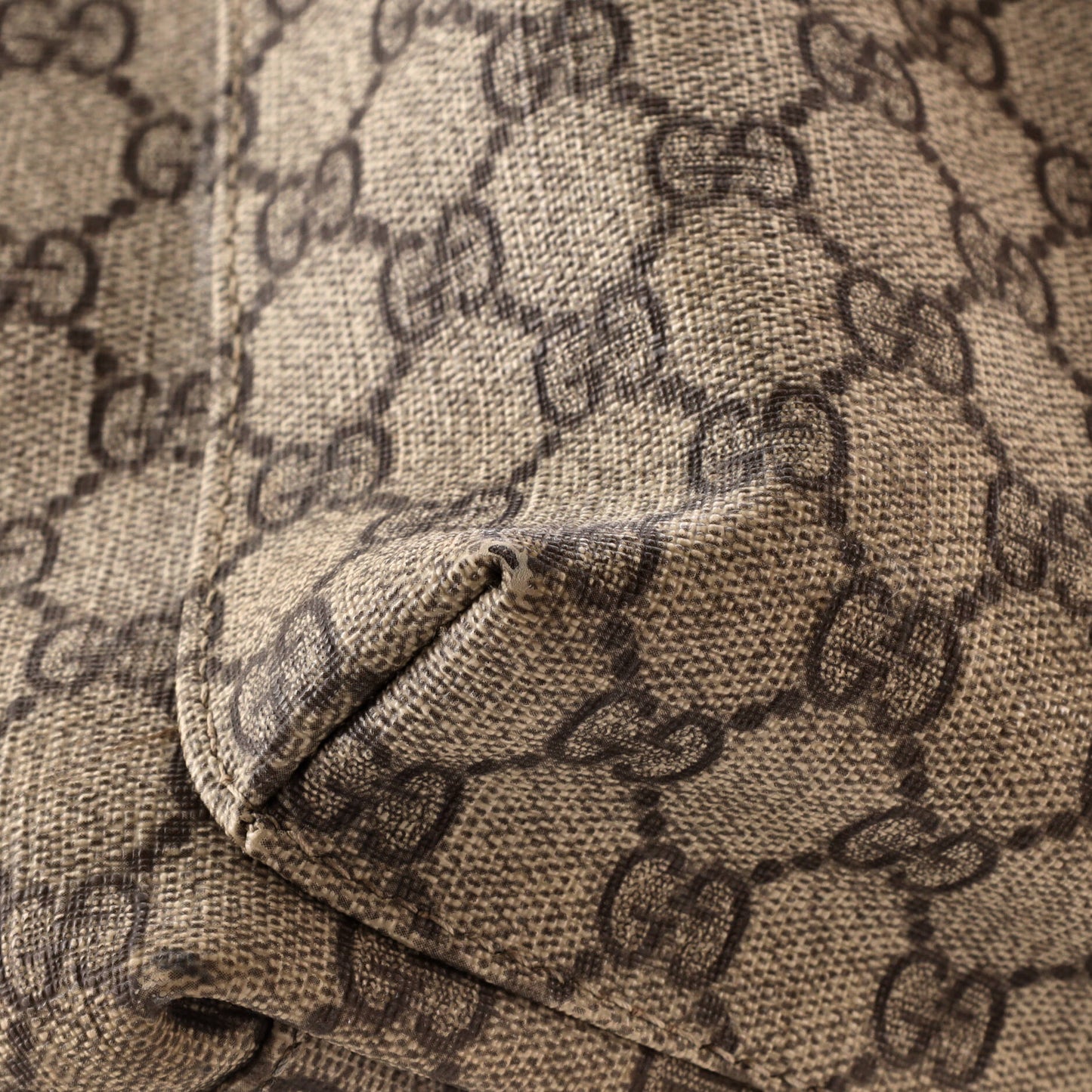 Diaper Bag GG Coated Canvas