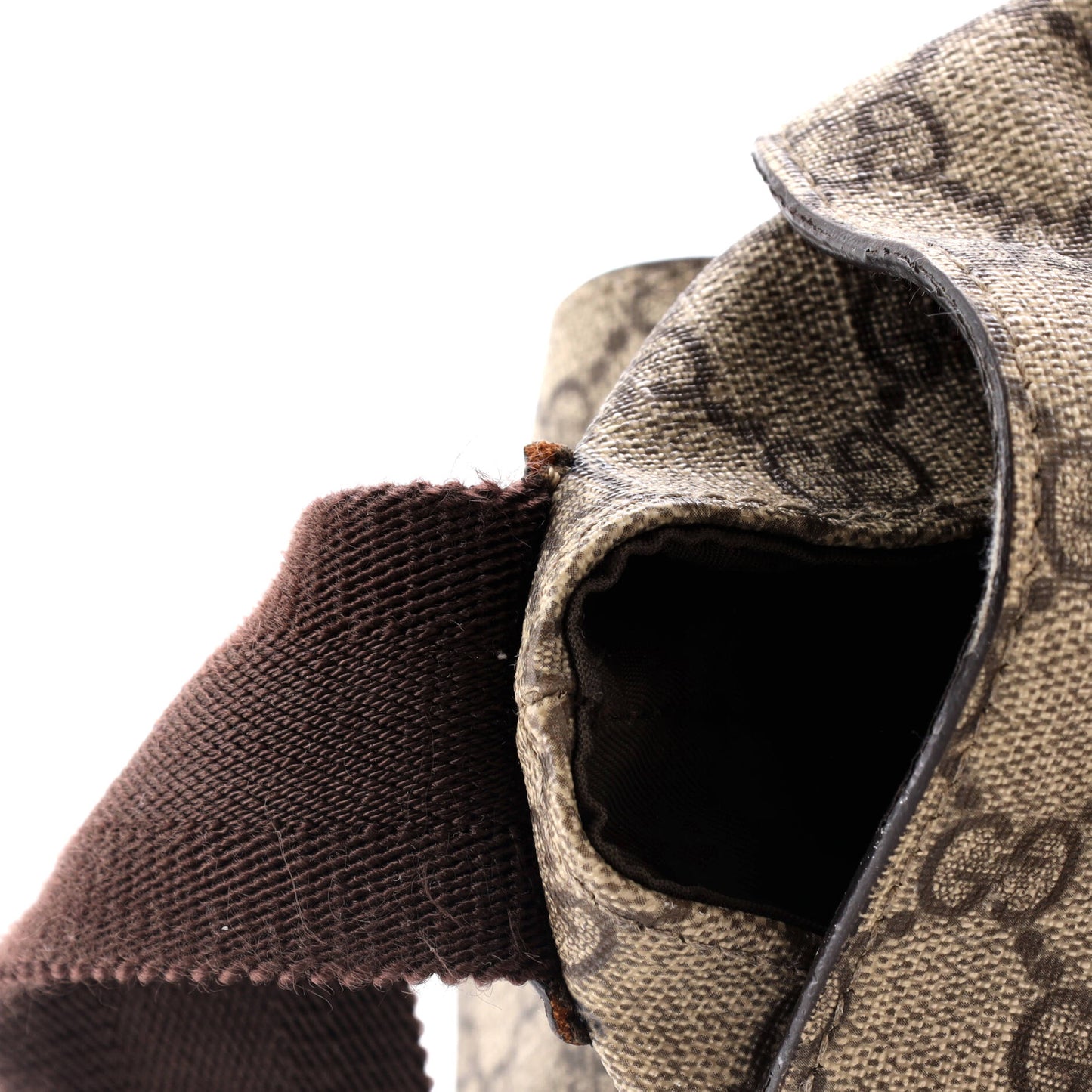 Diaper Bag GG Coated Canvas