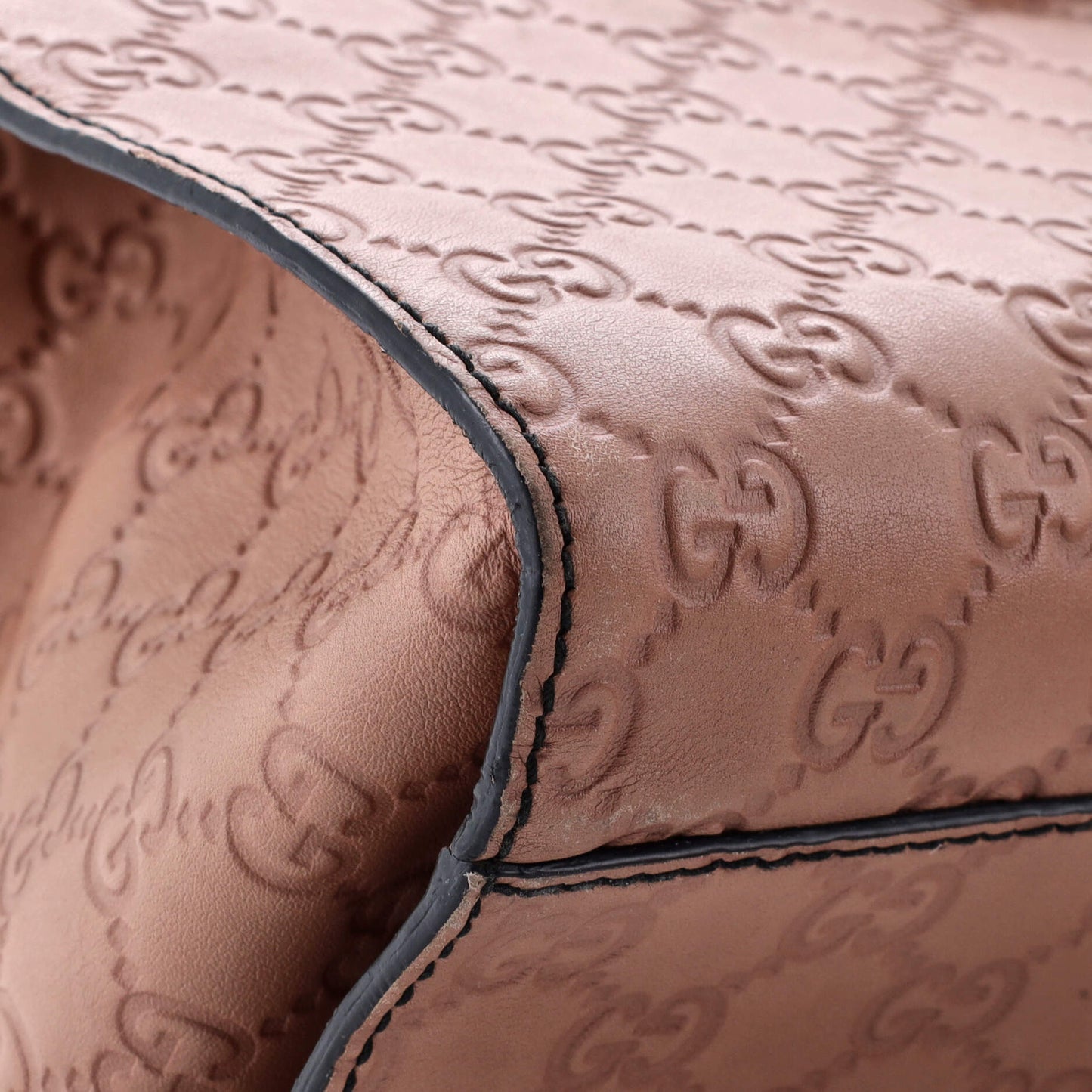 Emily Chain Flap Shoulder Bag Guccissima Leather Large