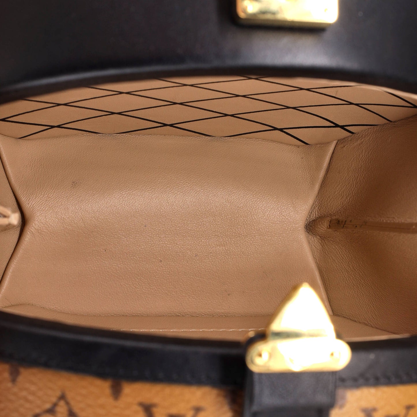 Petite Boite Chapeau Bag Reverse Monogram Canvas