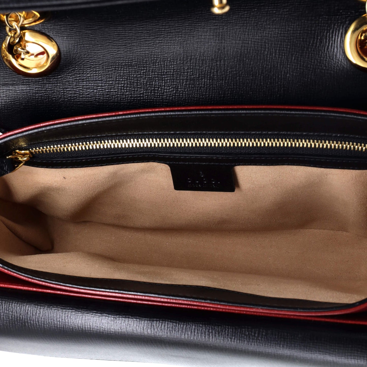 Marina Chain Flap Bag Leather Small