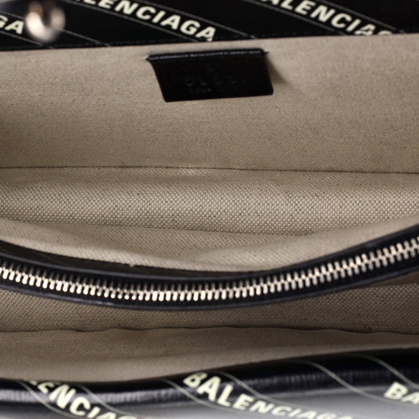 x Balenciaga The Hacker Project Dionysus Bag Logo Printed Leather Small