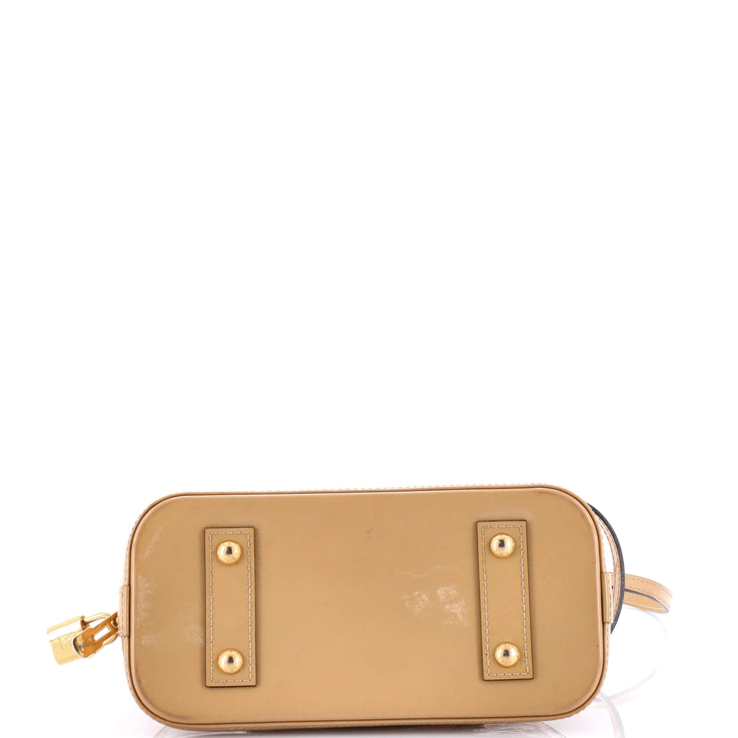 Alma Handbag Limited Edition Monogram Vernis Rayures BB