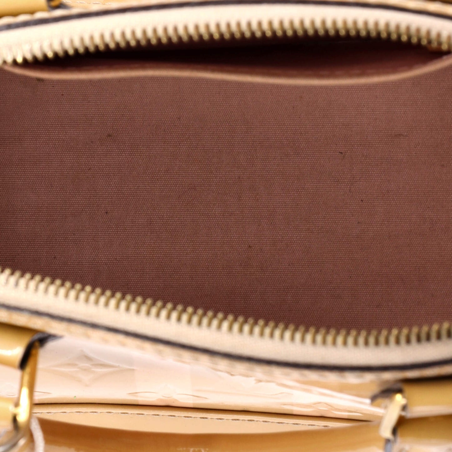 Alma Handbag Limited Edition Monogram Vernis Rayures BB