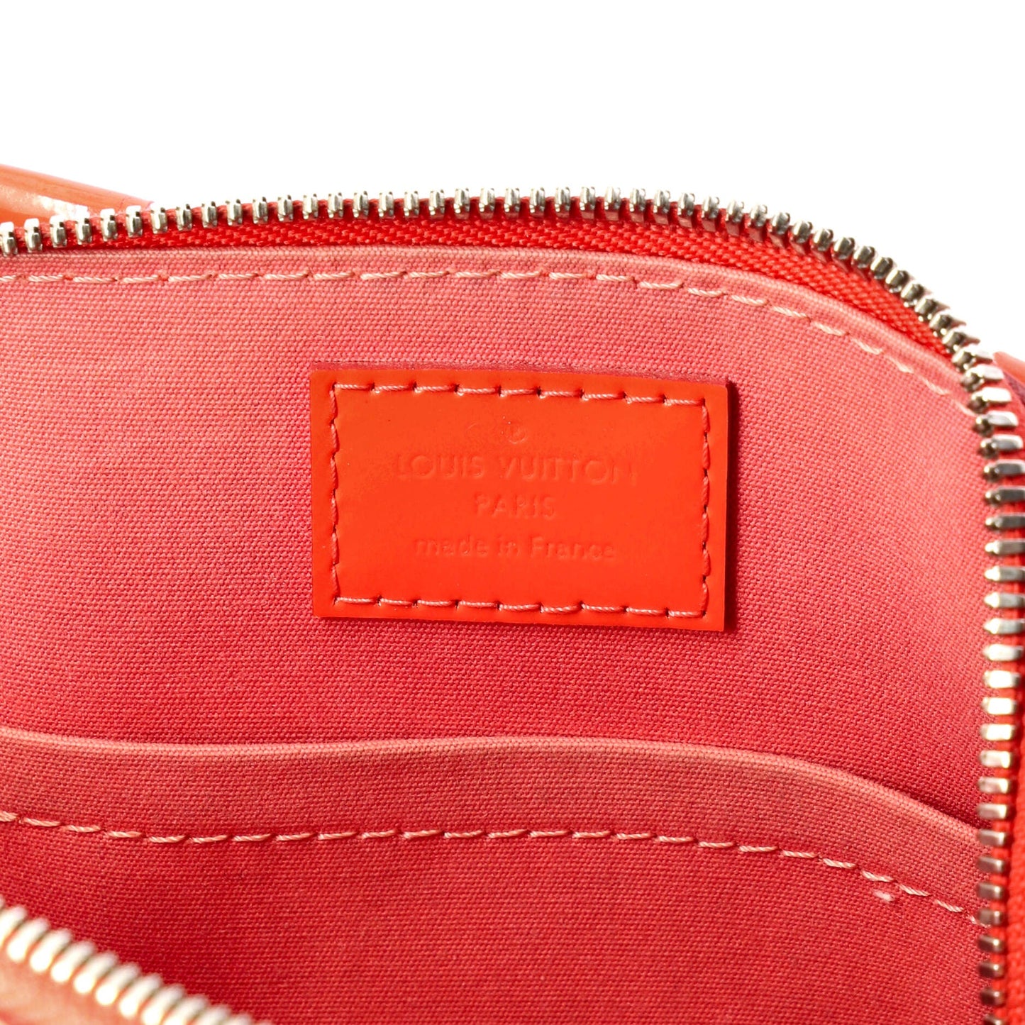 Alma Handbag Limited Edition Monogram Vernis Rayures BB