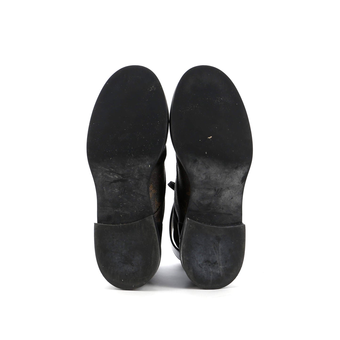 Women's Wonderland Flat Ranger Boots Monogram Canvas and Leather