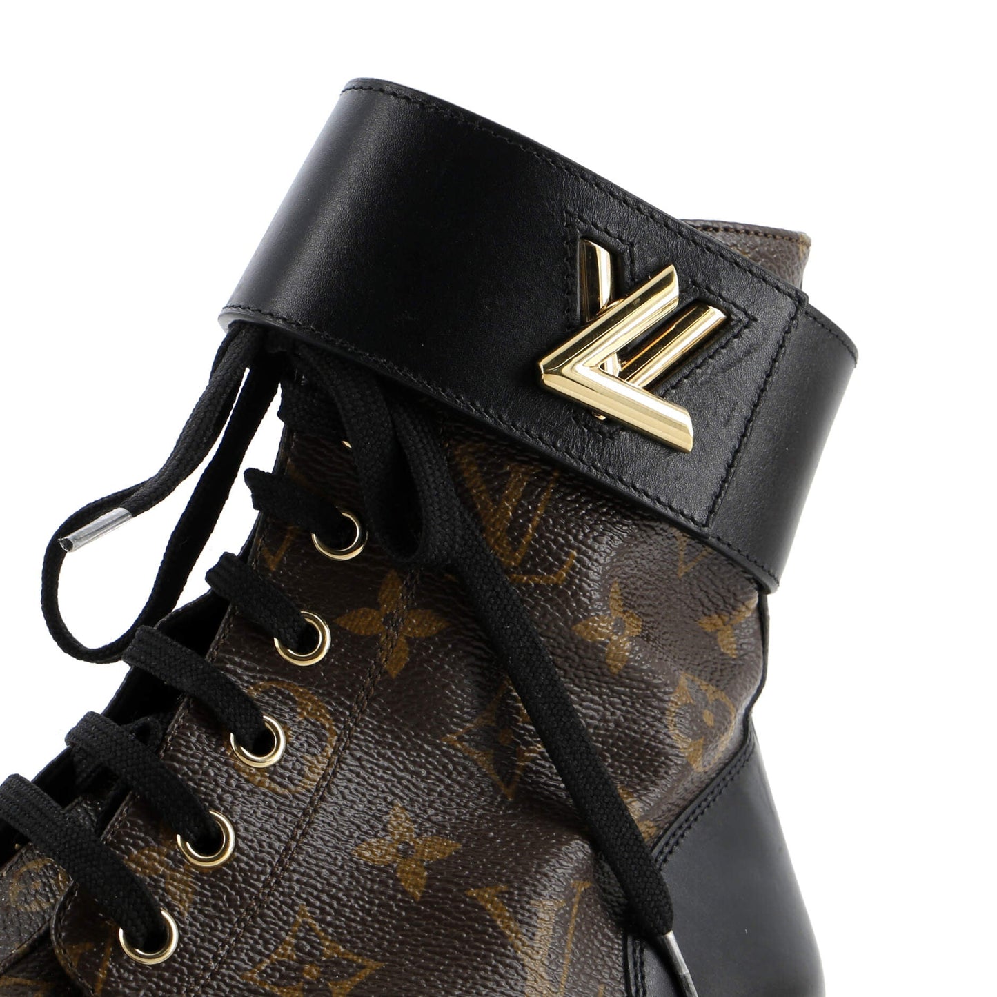 Women's Wonderland Flat Ranger Boots Monogram Canvas and Leather