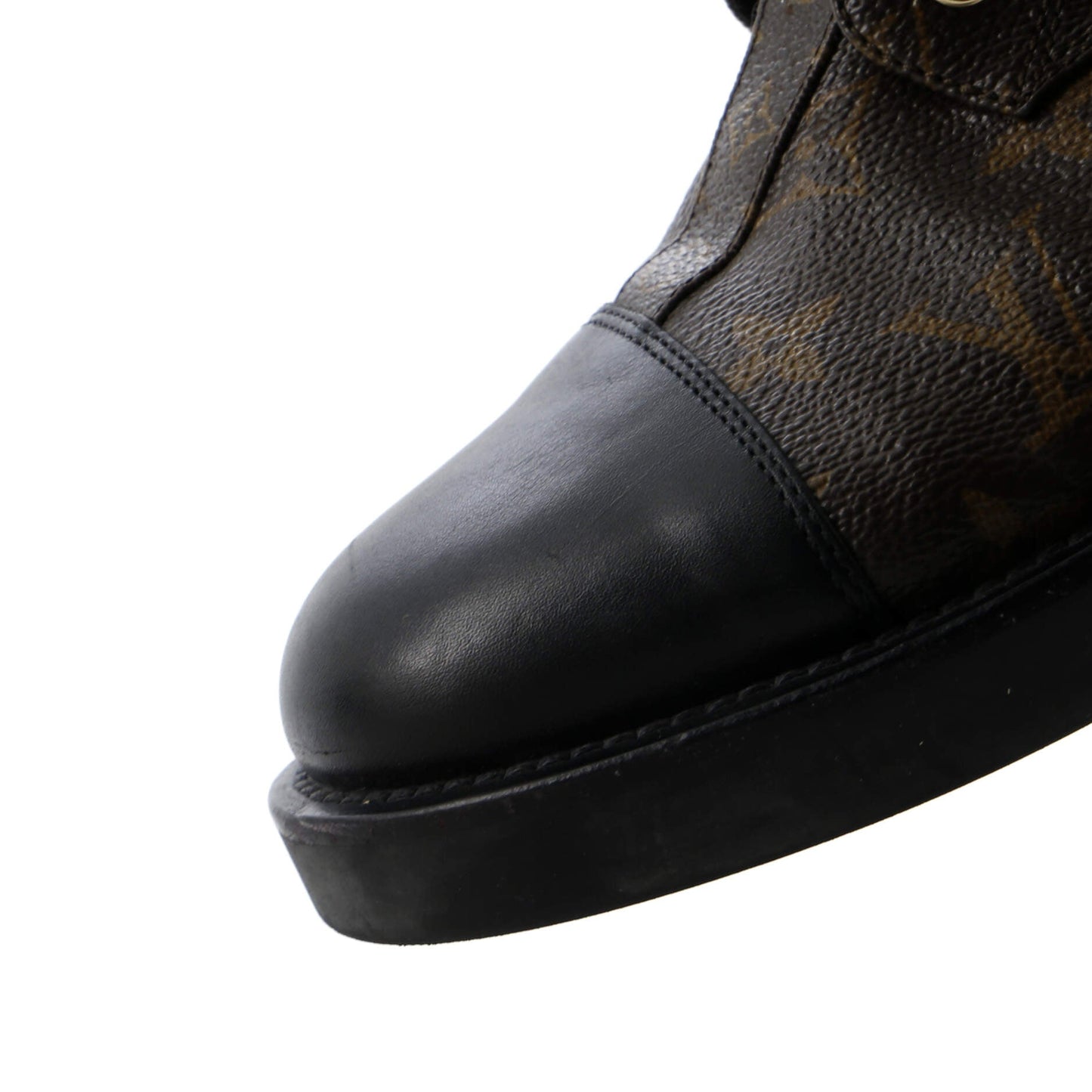 Women's Wonderland Flat Ranger Boots Monogram Canvas and Leather