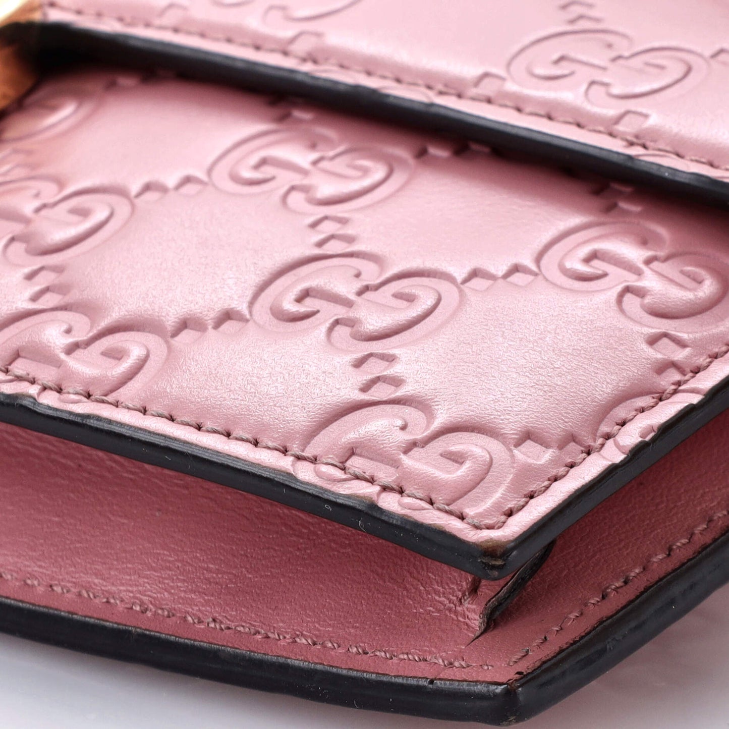 Icon Wallet on Chain Guccissima Leather