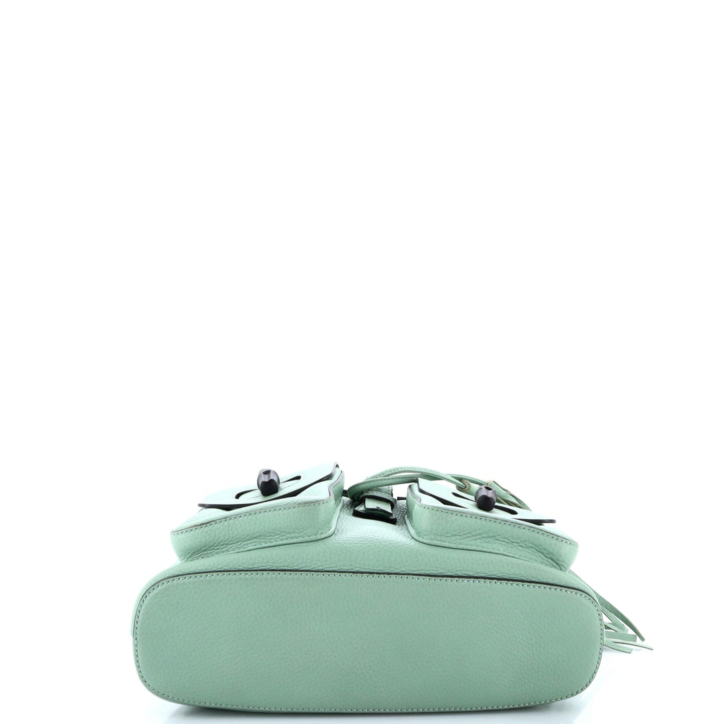 Bamboo Tassel Backpack Leather Medium