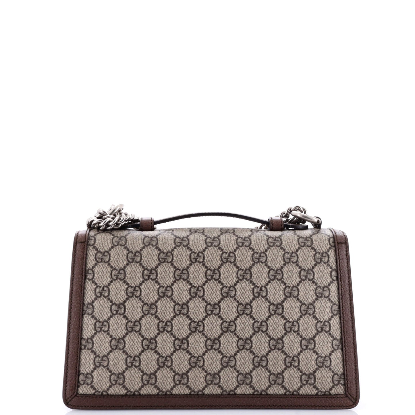 Dionysus Top Handle Chain Bag GG Coated Canvas Small