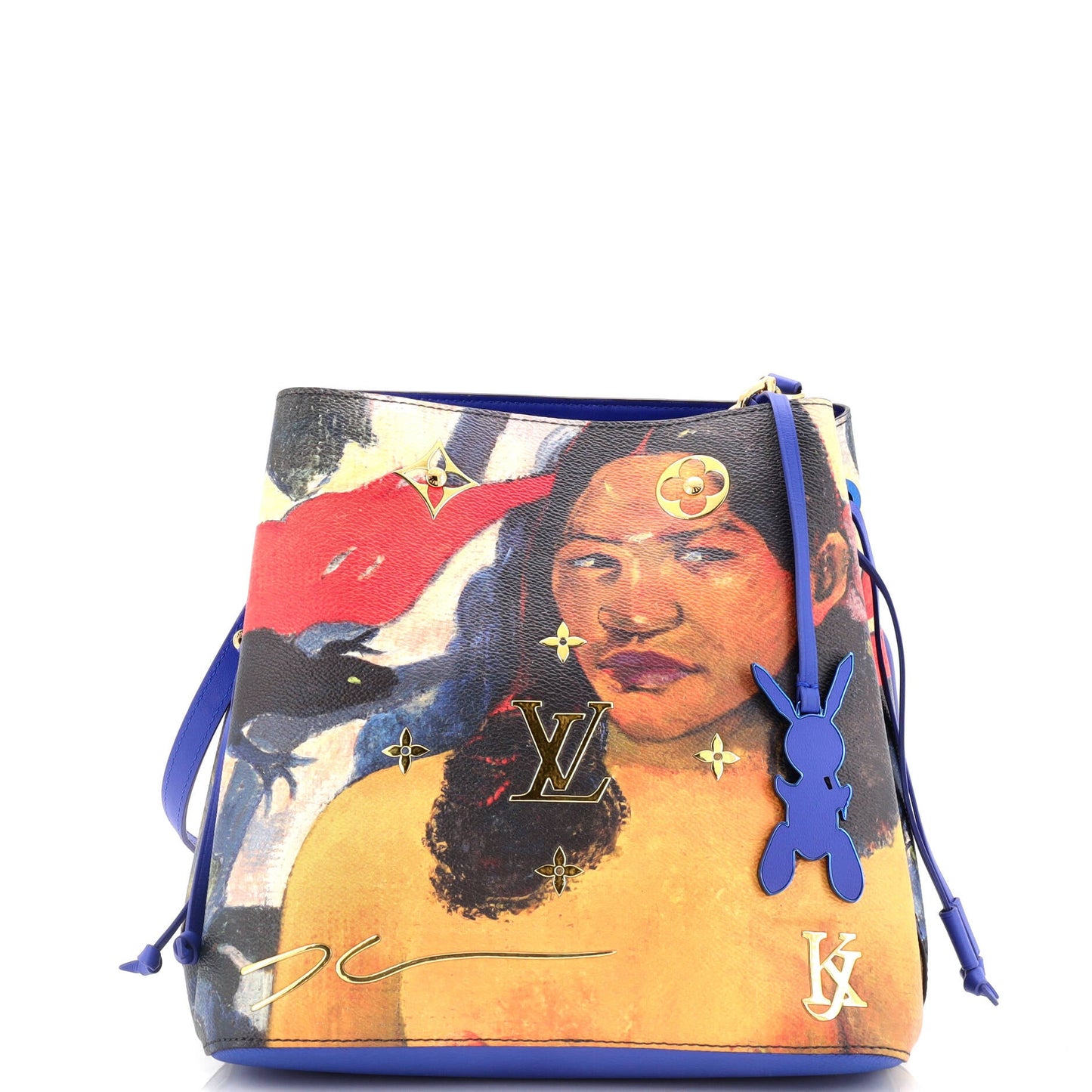 NeoNoe Handbag Limited Edition Jeff Koons Gauguin Print Canvas