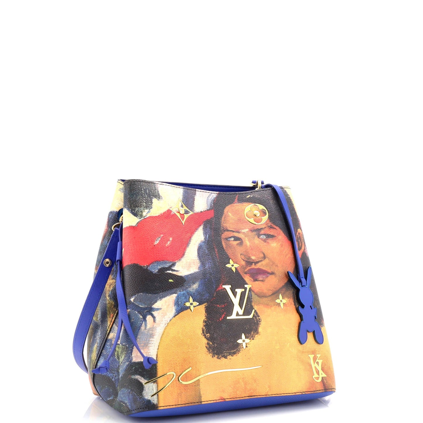 NeoNoe Handbag Limited Edition Jeff Koons Gauguin Print Canvas