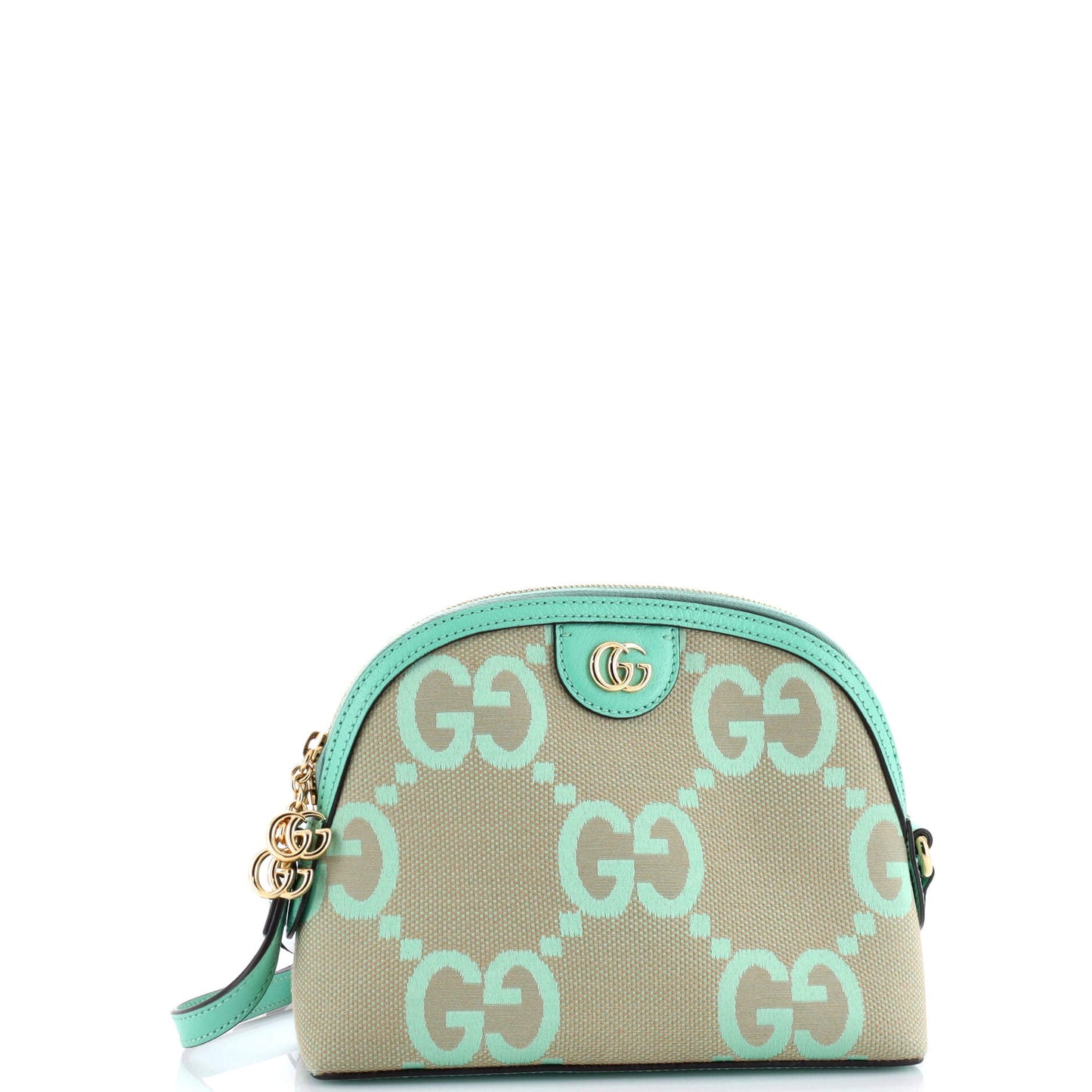 Ophidia Dome Shoulder Bag Jumbo GG Canvas Small