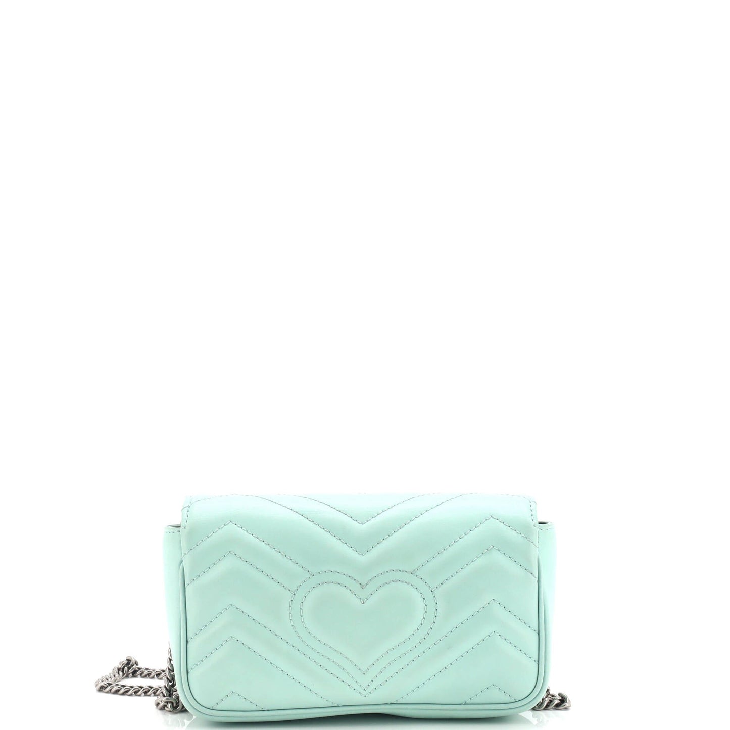 GG Marmont Monochrome Flap Bag Matelasse Leather Super Mini