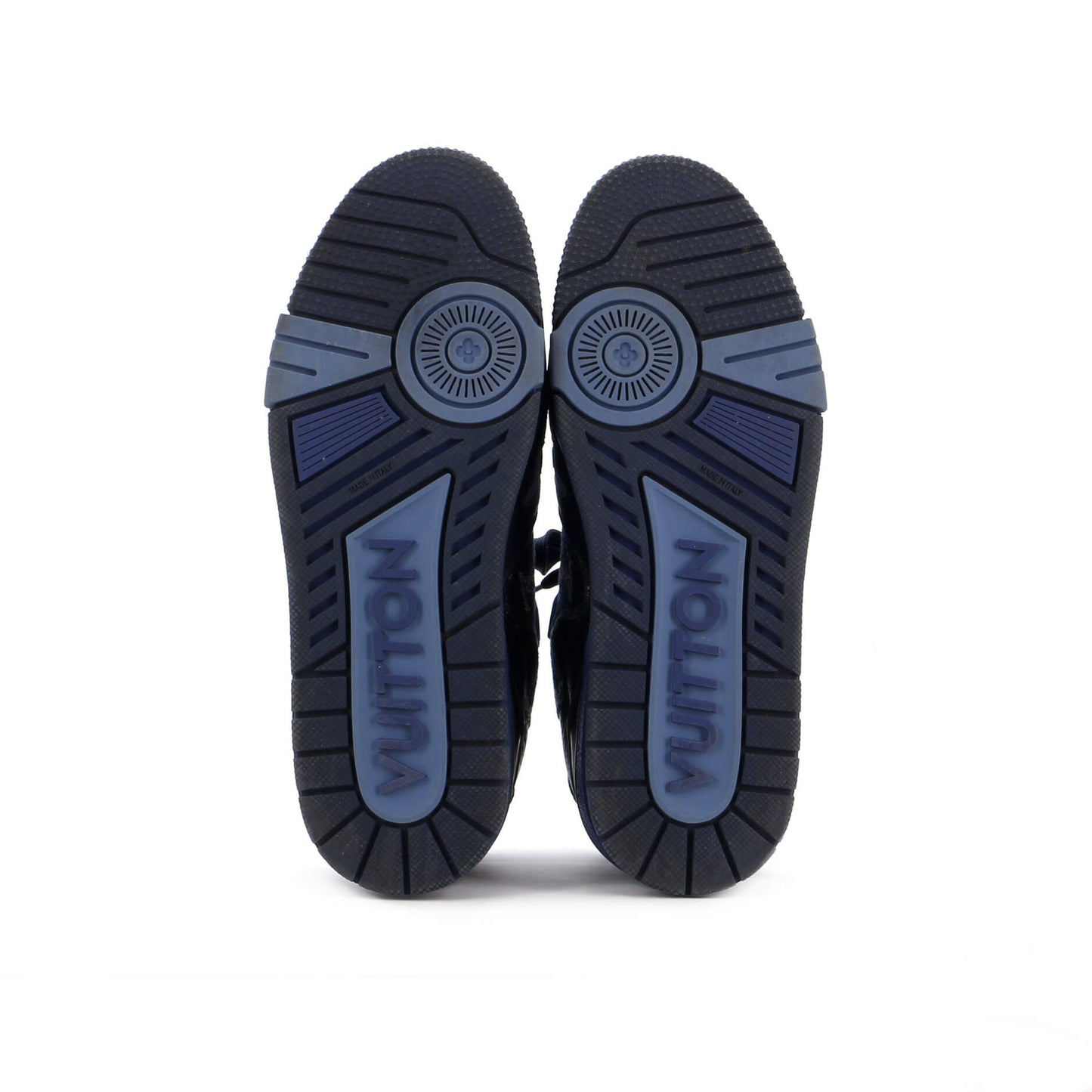 Men's Nigo Trainer Sneakers Monogram Denim and Leather