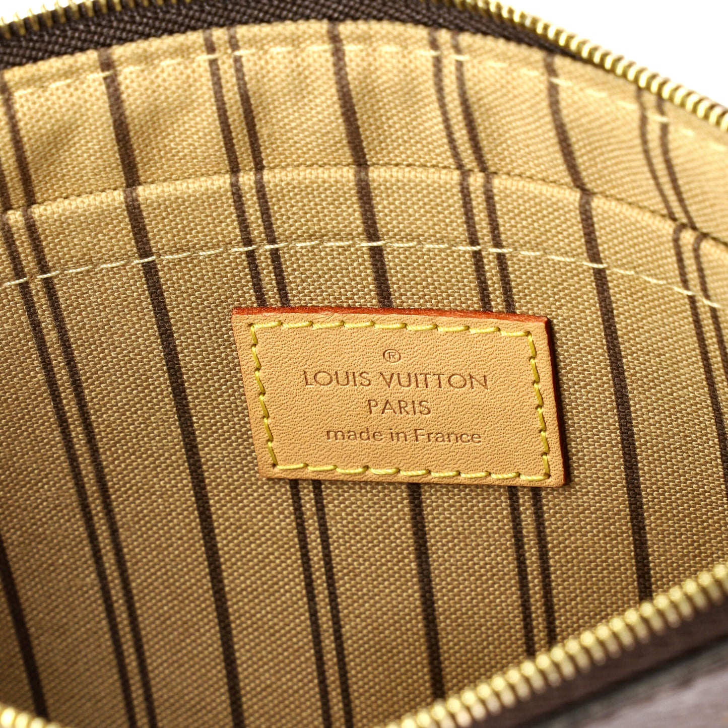 Neverfull Pochette Monogram Canvas Large