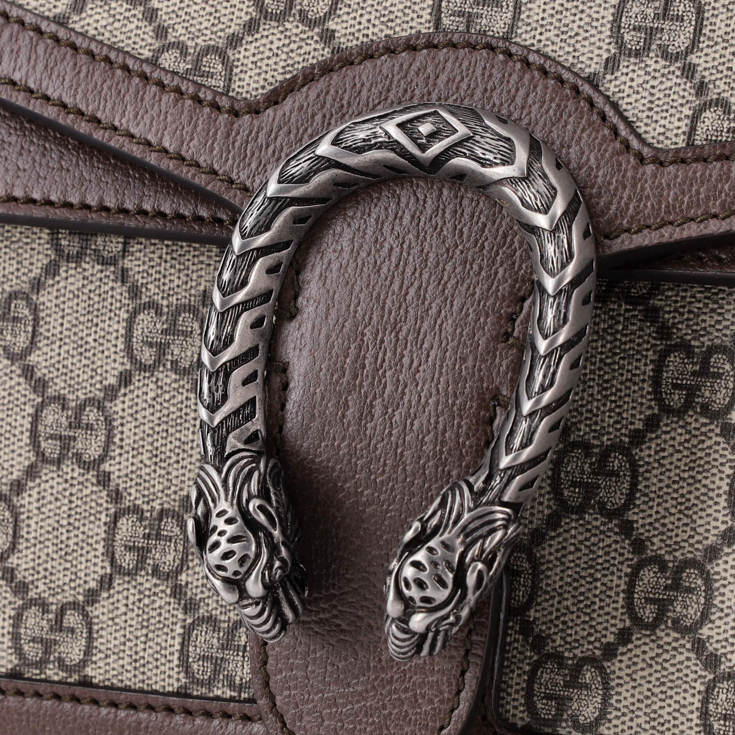 Dionysus Top Handle Chain Bag GG Coated Canvas Small