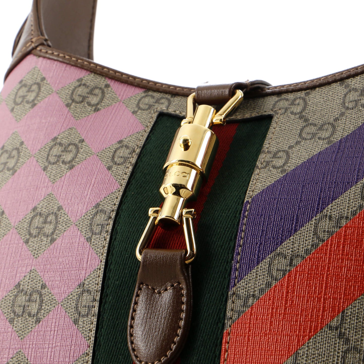 Jackie 1961 Hobo Printed GG Coated Canvas Small