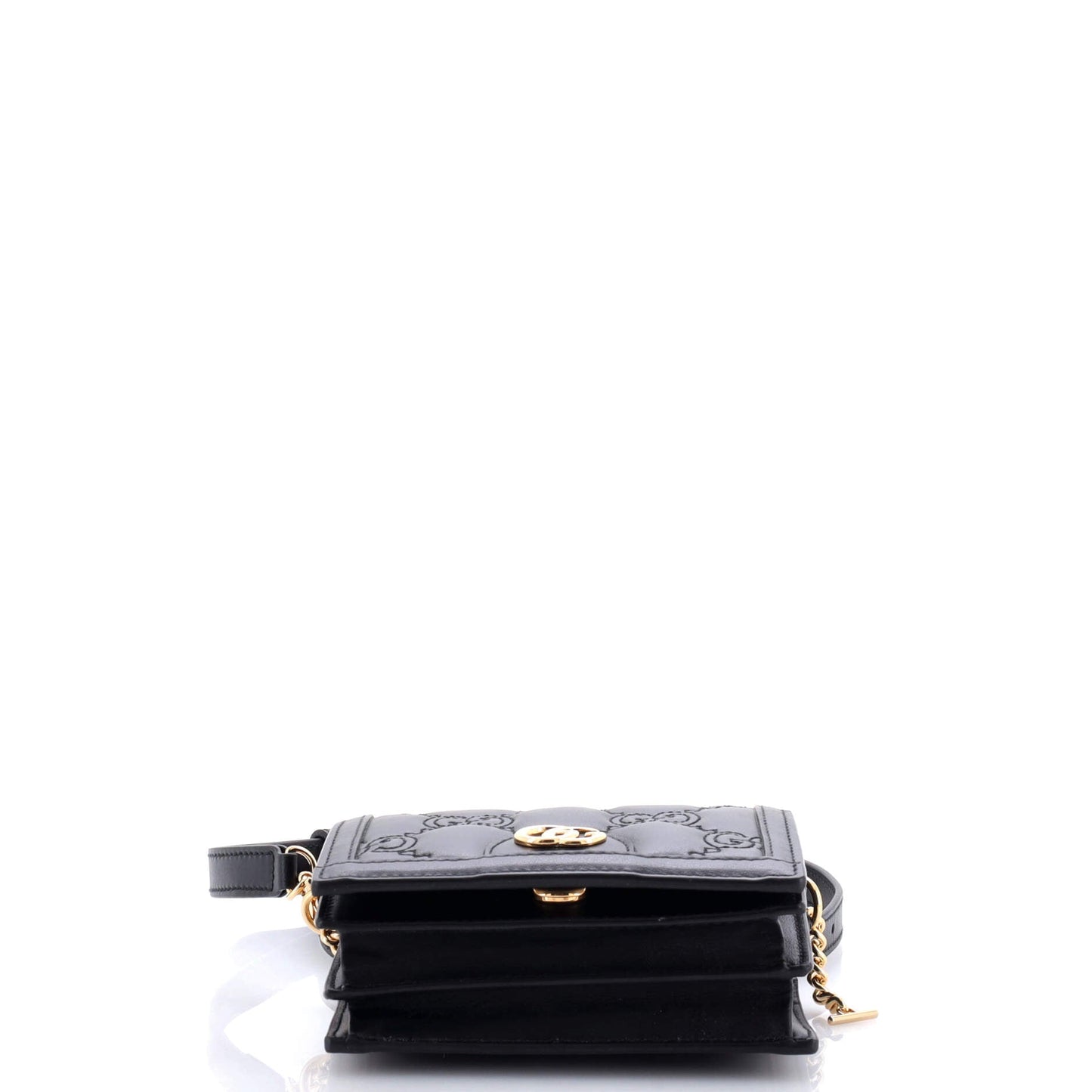 GG Marmont Flap Messenger Bag GG Matelasse Leather Mini