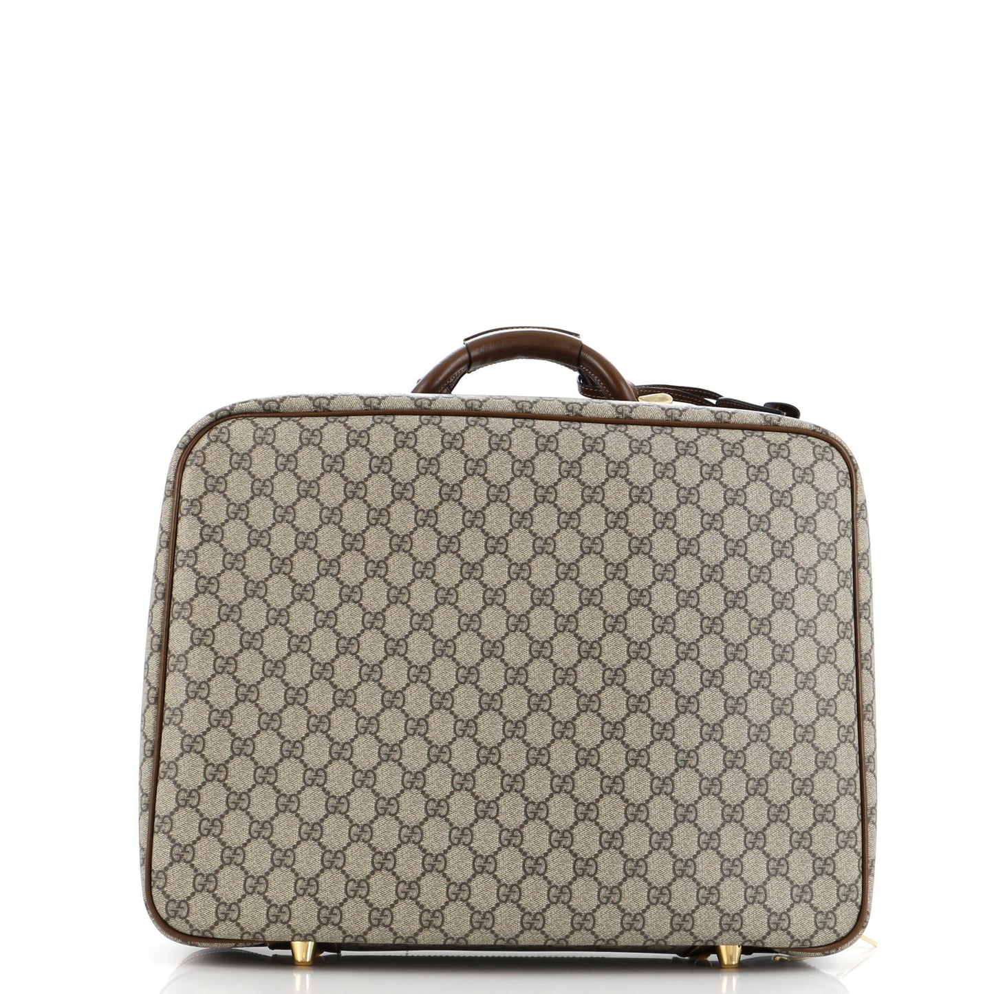 Horsebit 1955 Convertible Travel Bag GG Coated Canvas with Leather Large