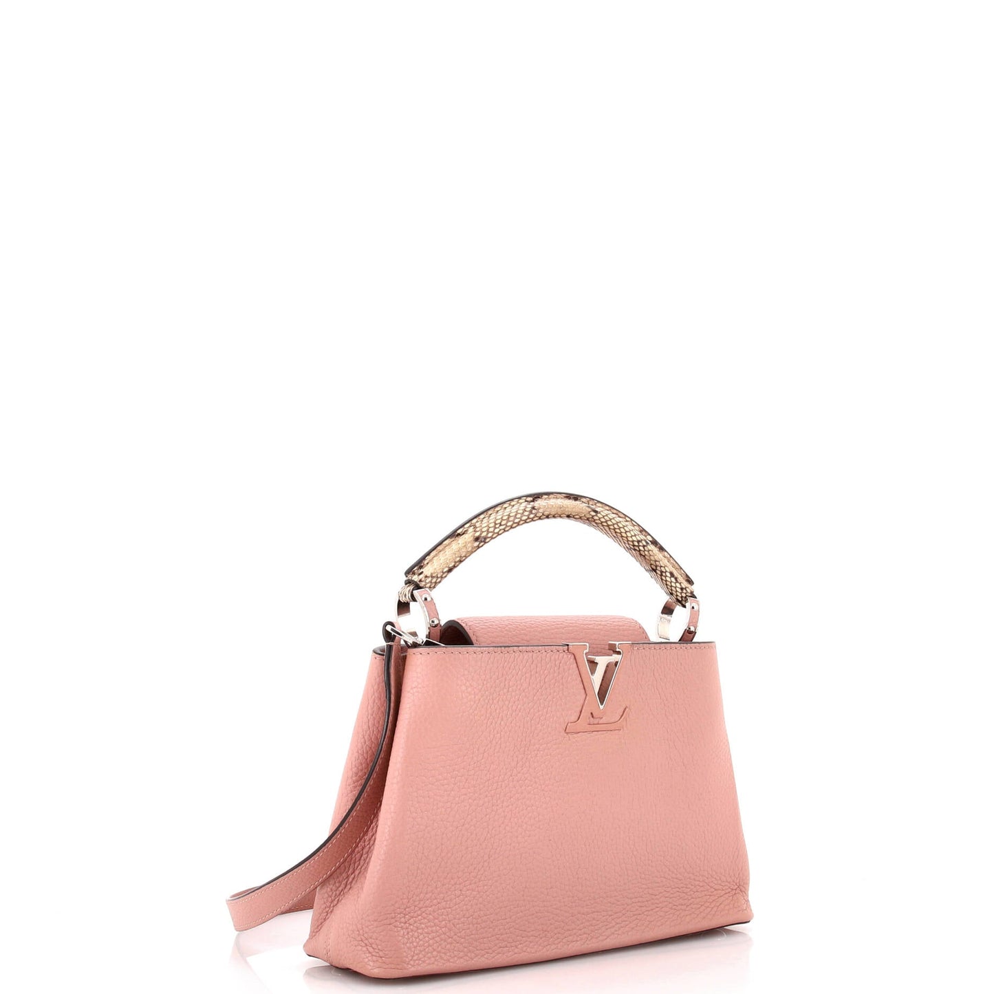 Capucines Bag Leather with Snakeskin BB