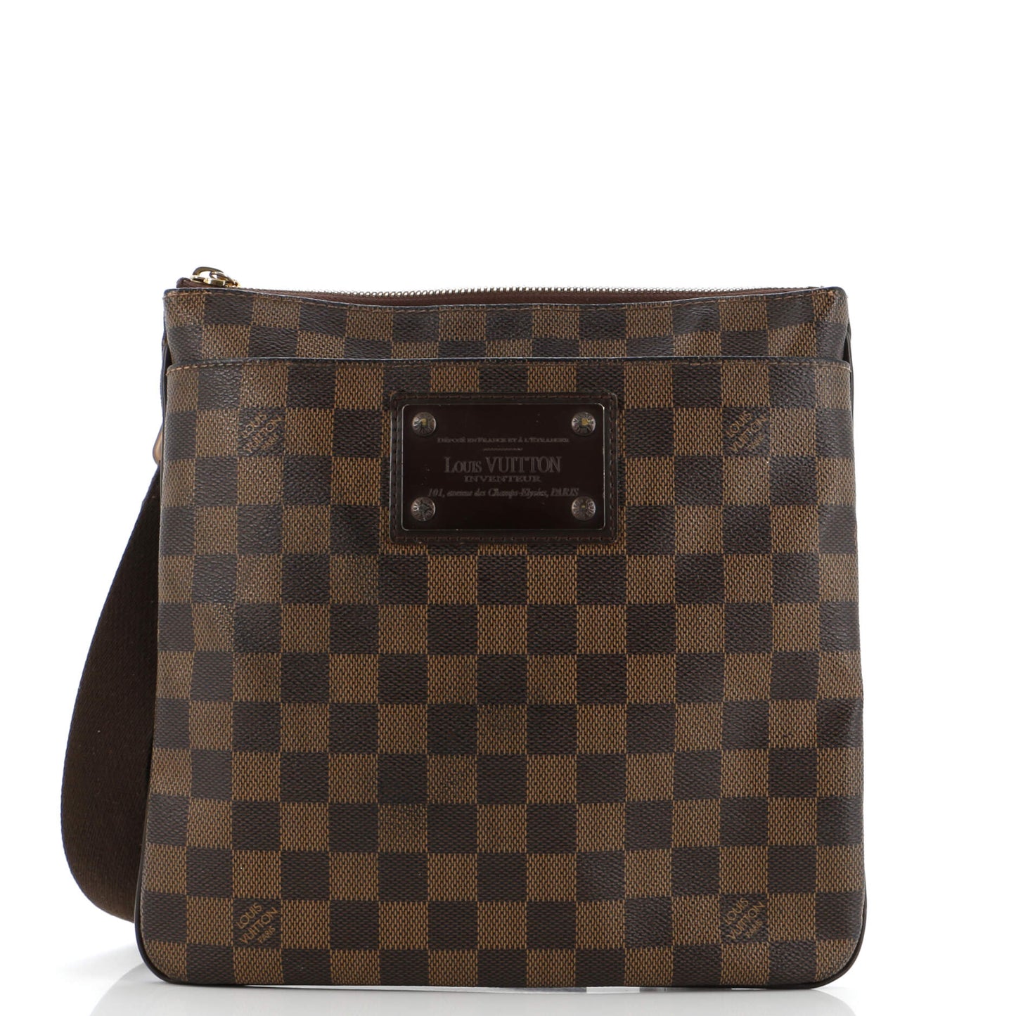 Brooklyn Pochette Plate Damier