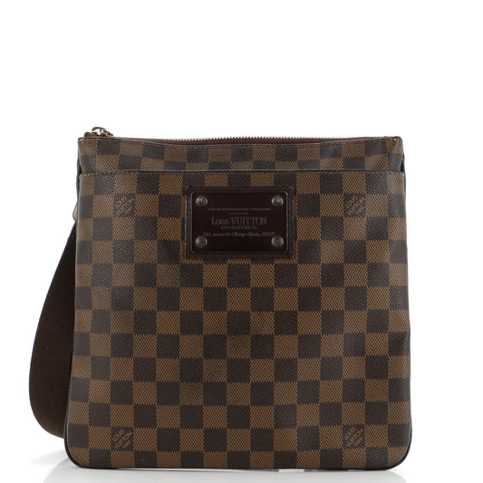 Brooklyn Pochette Plate Damier