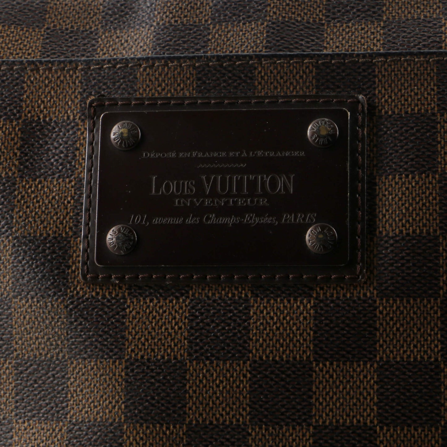 Brooklyn Pochette Plate Damier