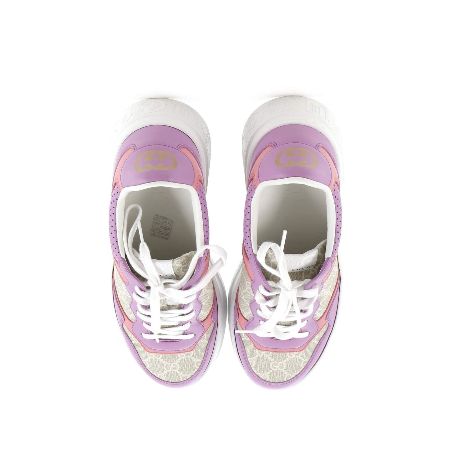 Women's Dali Platform Sneakers GG Coated Canvas and Leather