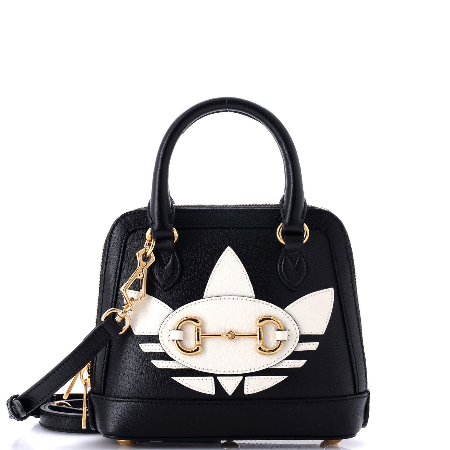 x Adidas Horsebit 1955 Top Handle Bag Leather with Applique Mini