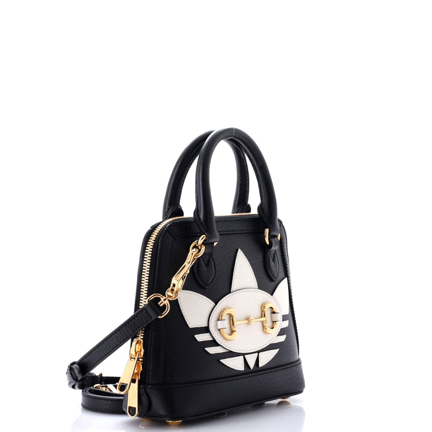 x Adidas Horsebit 1955 Top Handle Bag Leather with Applique Mini