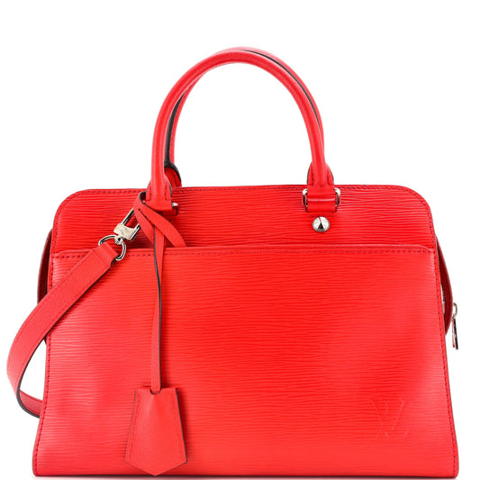Vaneau Handbag Epi Leather MM