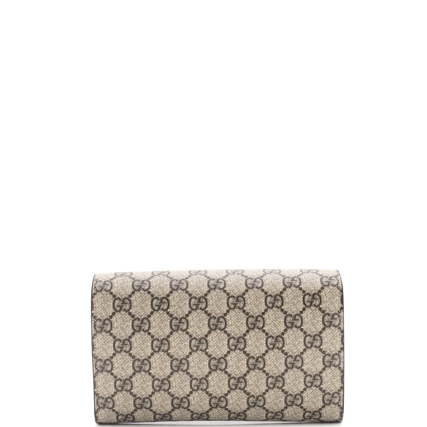 Horsebit 1955 Curved Flap Shoulder Bag GG Coated Canvas Mini