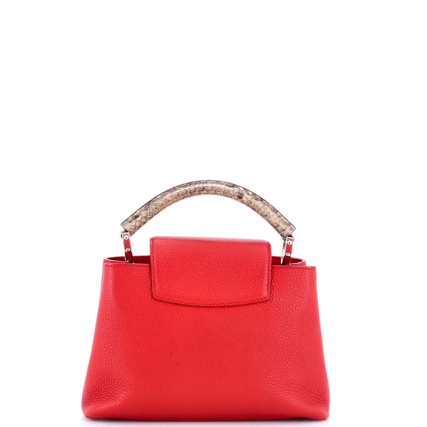 Capucines Bag Leather with Snakeskin BB