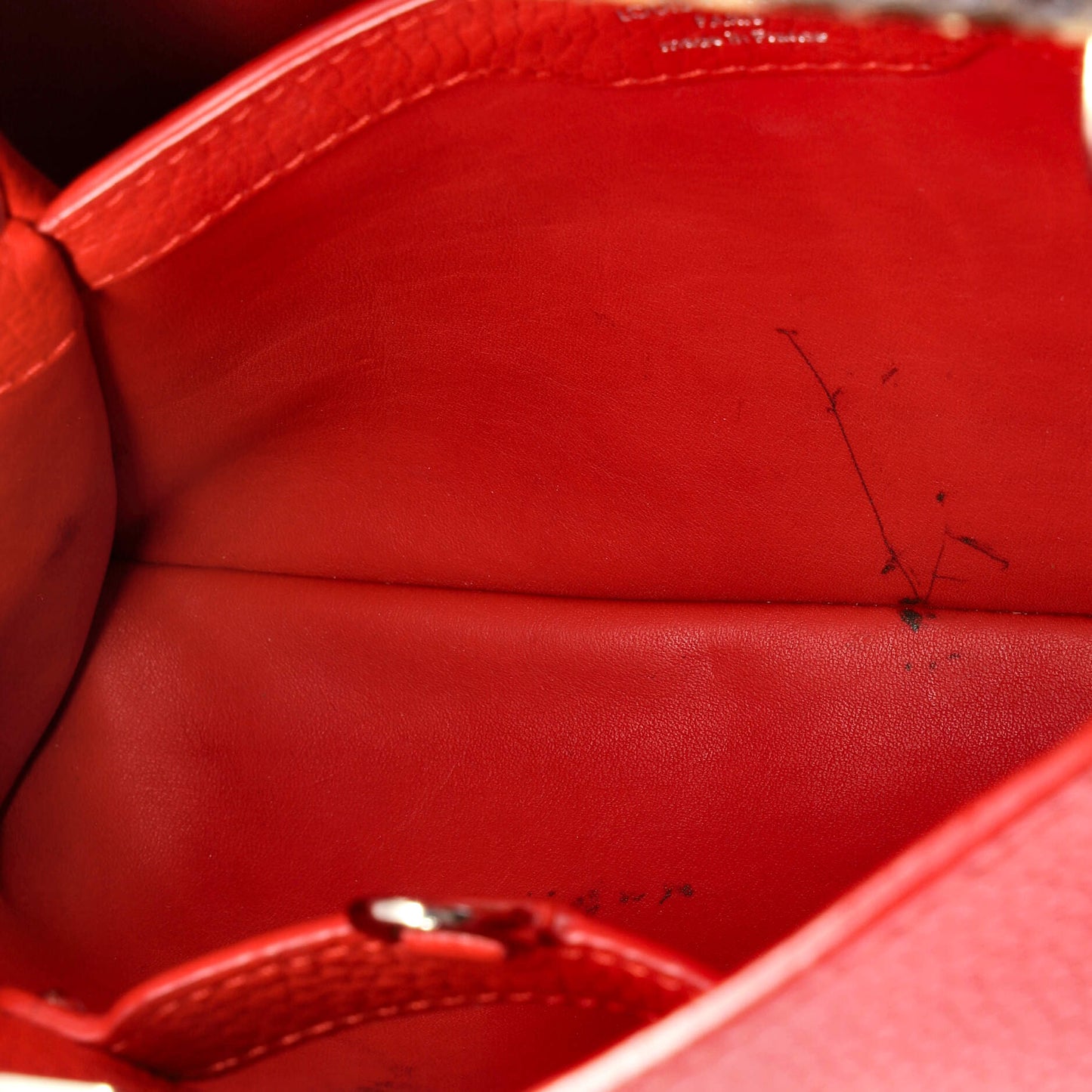 Capucines Bag Leather with Snakeskin BB