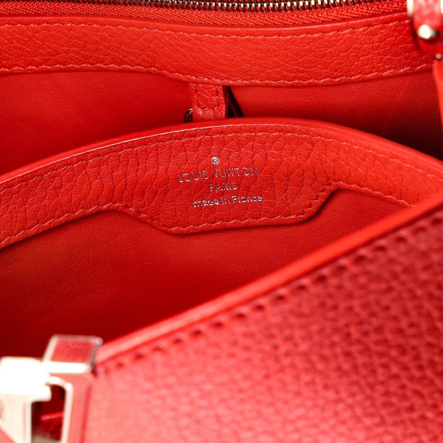 Capucines Bag Leather with Snakeskin BB