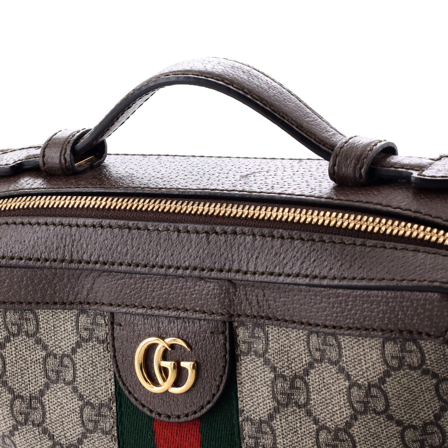 Ophidia Zip Around Camera Bag GG Coated Canvas Small