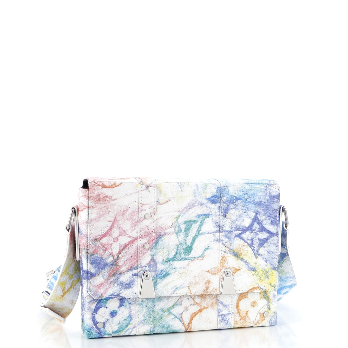 Trunk Messenger Bag Limited Edition Monogram Pastel Multicolor