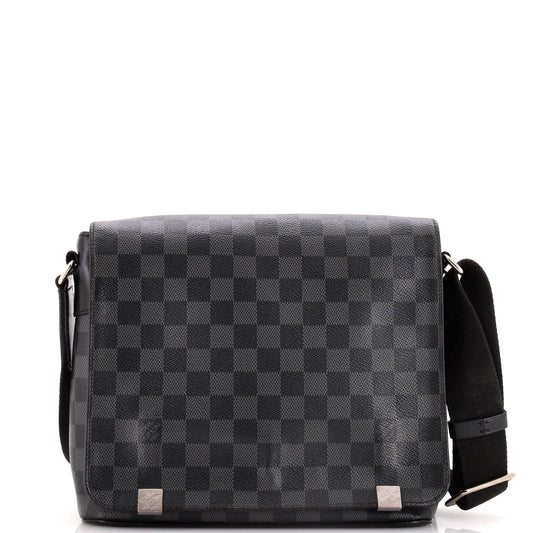 District NM Messenger Bag Damier Graphite PM