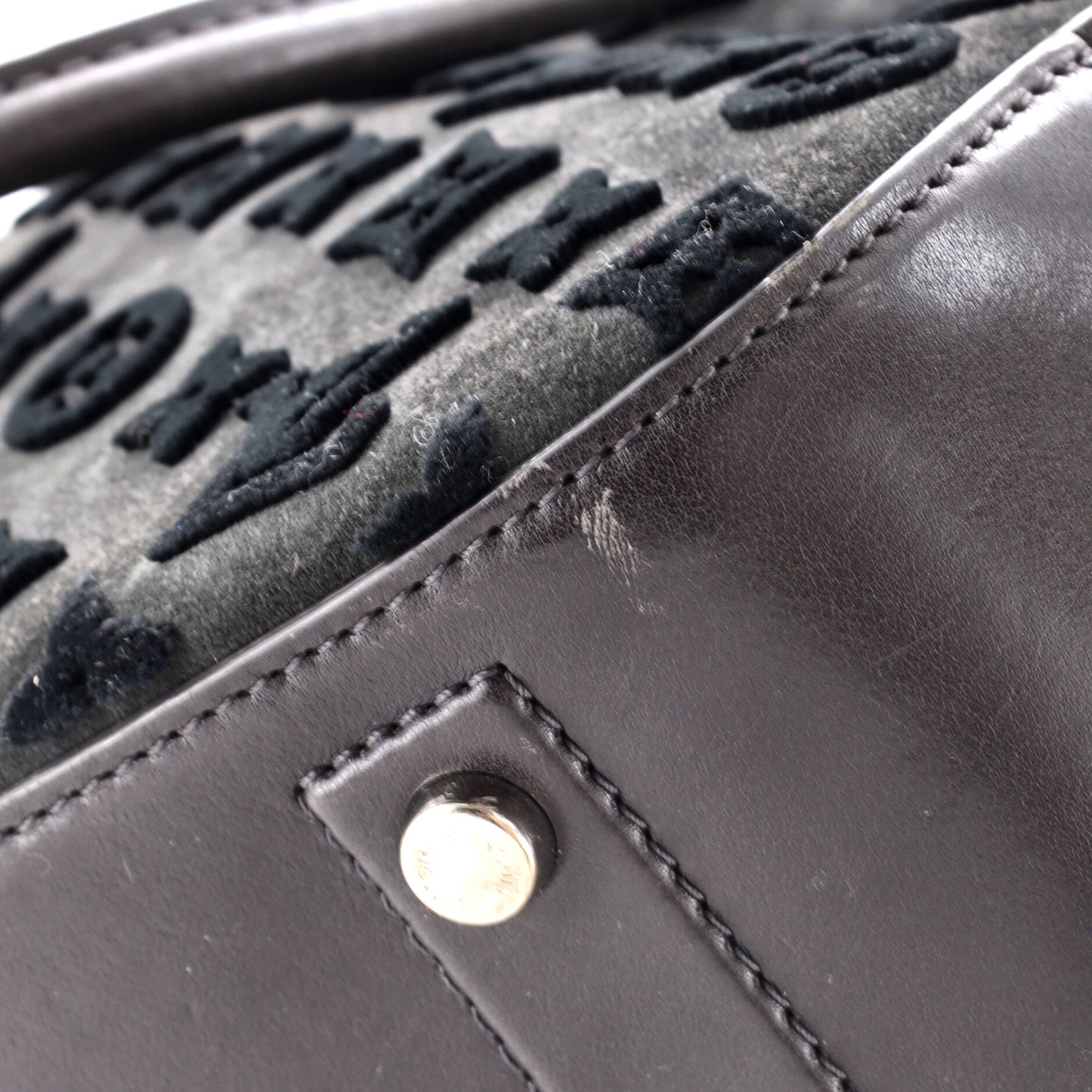 Deauville Cube Bag Monogram Tuffetage Canvas