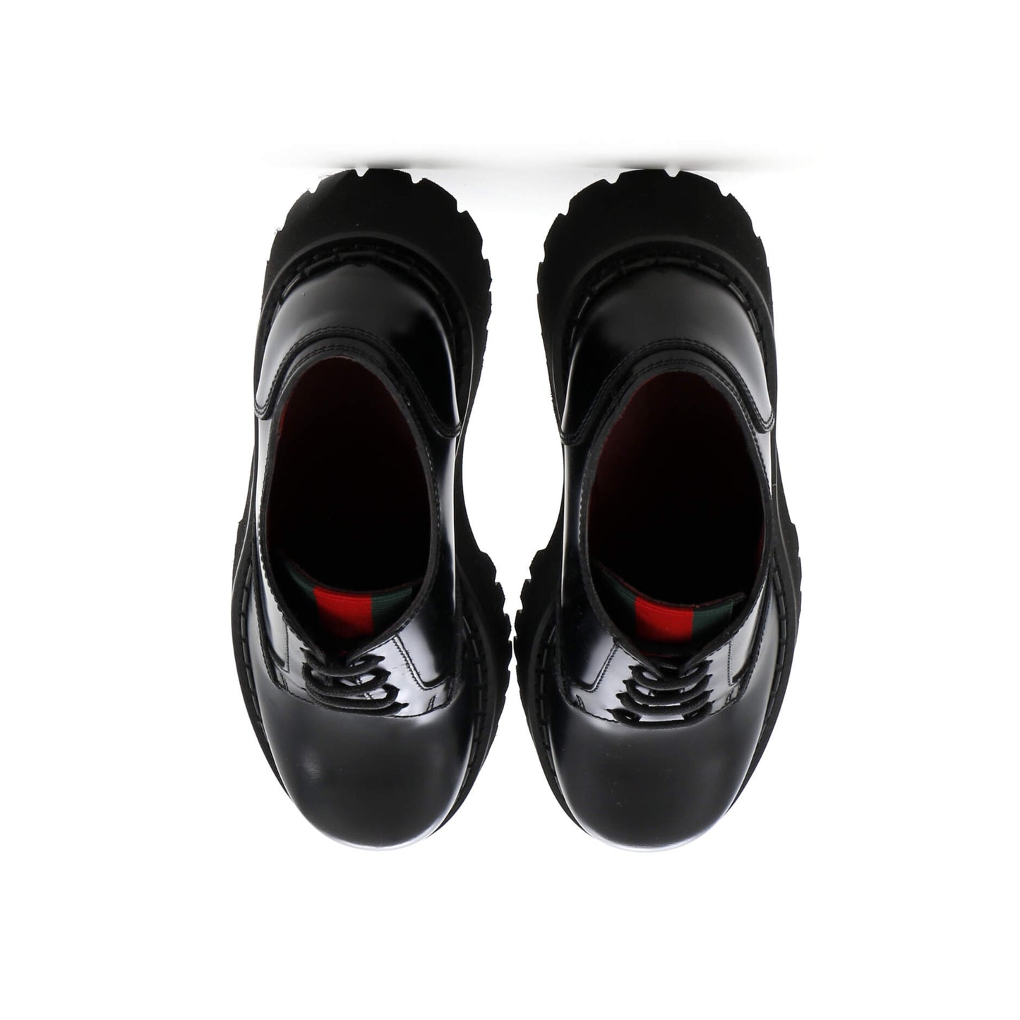 Men's Platform Lace Up Derby Shoes Leather